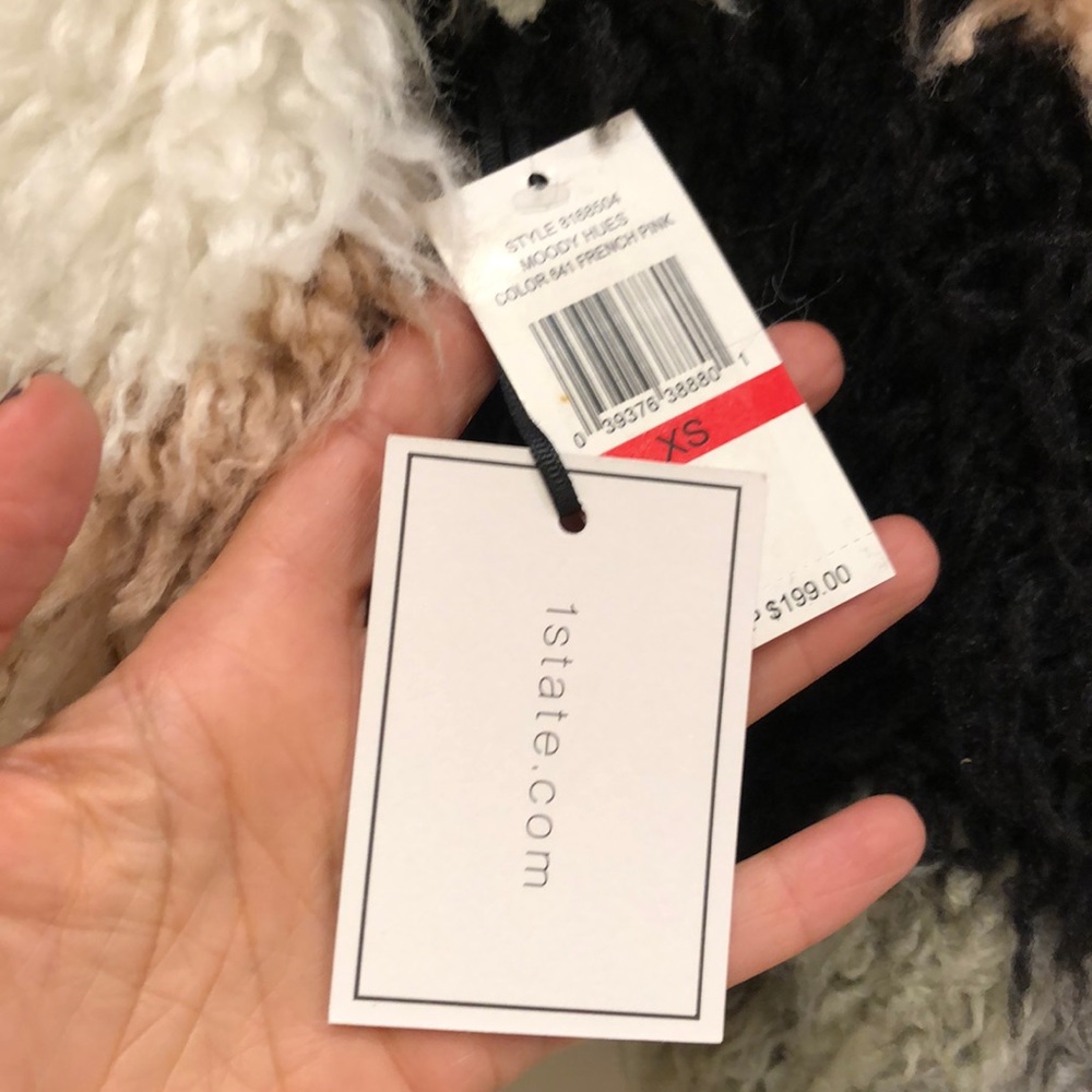 NWT 1.STATE FUZZY JACKET! - Picture 3 of 5